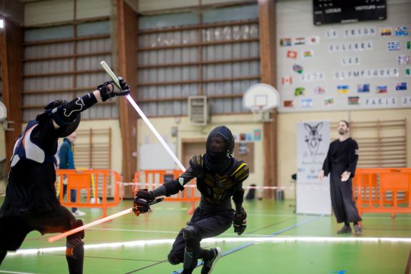 sabre laser - Combat sportif